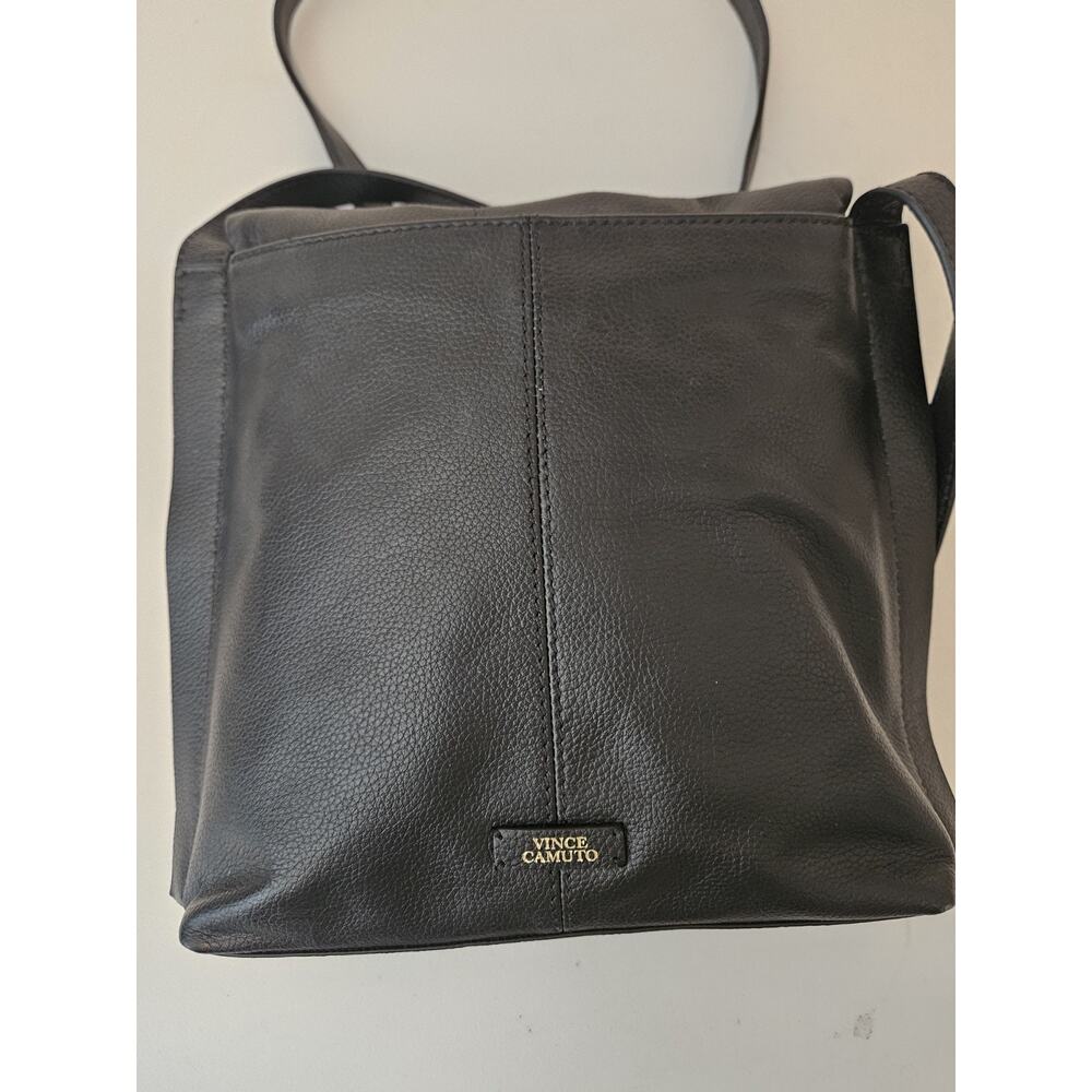 Vince Camuto Livy Black Crossbody Handbag 10x10x2 *read - Picture 9 of 16